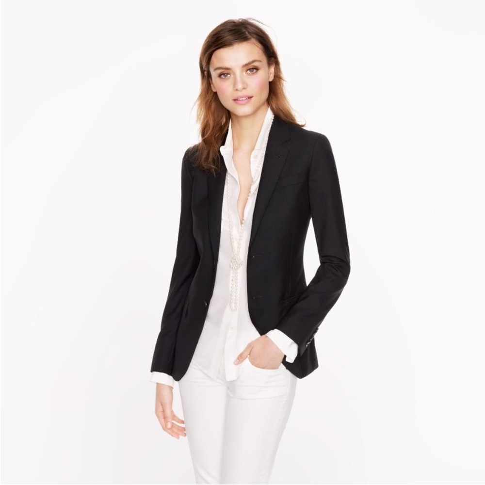 J.Crew Women’s Ludlow jacket Fabric made in Italy Super 120’s wool - Picture 7 of 7